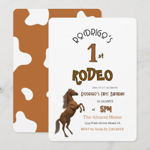 Invitation Premier rodéo