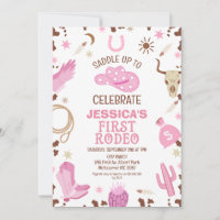 Premier Rodéo de la première fille rose Brown 1er