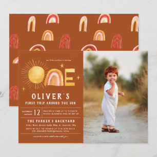 Invitation Premier Tour Autour du Soleil Fête du 1er Annive