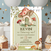 Première année forêt escargot et champignon