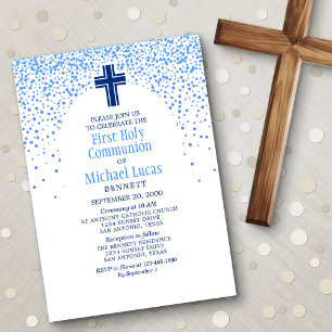 Invitation Première communion des garçons