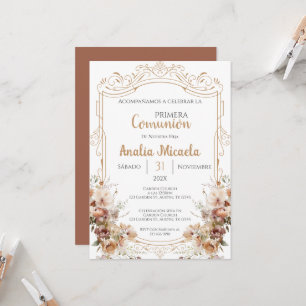 Invitation Première communion espagnole