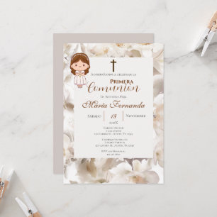 Invitation Première communion espagnole