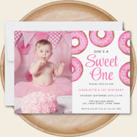 Première fête d'anniversaire Photo Sweet One Donut