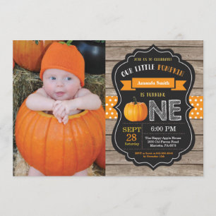 Invitation Première orange d'invitation d'anniversaire de
