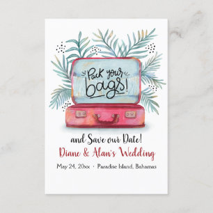 Invitation Préparez Vos Bagages Annonce de sauvegarde de la d