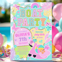 Preppboat Birthday Party Lake BBQ Boat Party