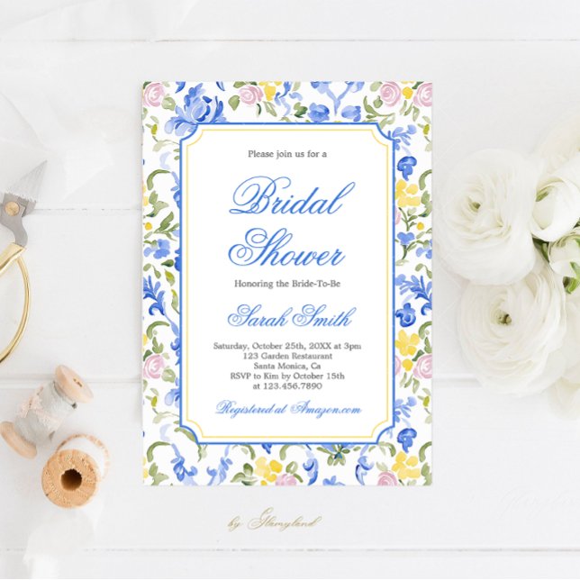 Invitation Preppy Bridal Shower (Créateur téléchargé)