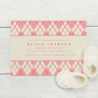 Preppy Jacquard rose Plaid Baby Girl Douche