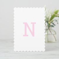 Preppy Pink Ginger Jar Monogram Première bannière