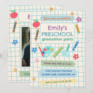 Invitation Preschool Graduation Party Photo