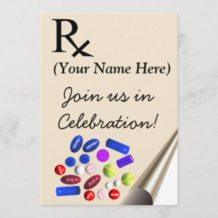 Invitation Prescription d'invitations d'obtention du diplôme