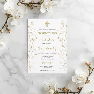 Invitation Présentation de Trois Ans