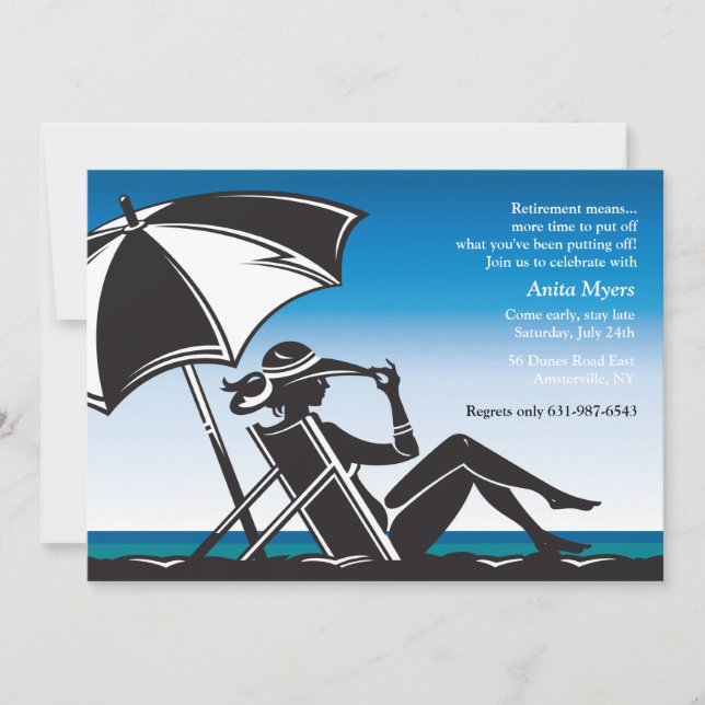 Invitation presse de la plage de partie de (Devant)