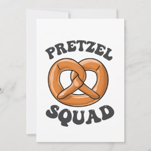 Invitation Pretzel Squad Funny Oktoberfest Pretzel Lover Germ