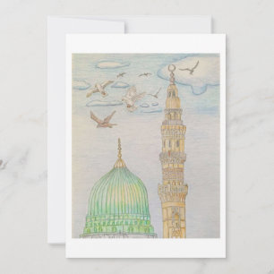 Invitation prière à la mosquée