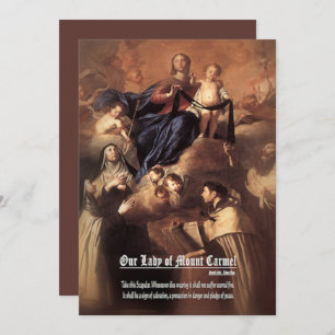 Invitation Prière Notre-Dame du Mont Carmel