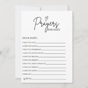 Invitation Prières Boho pour Baby Well Wives for Baby shower