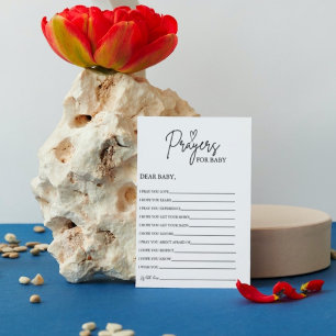 Invitation Prières Boho pour Baby Well Wives for Baby shower