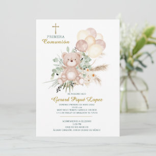 Invitation Primera comunion imprimable