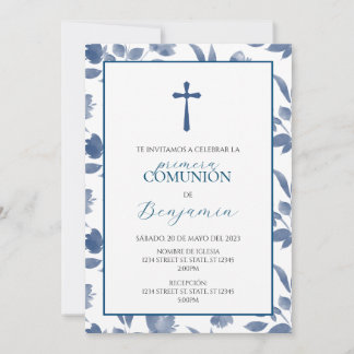 INVITATION PRIMERA COMUNION O EVENTO RELIGIOSO