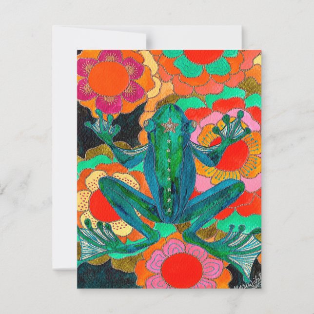 Invitation Prince Of Lost Lakes Frog Funny Wild Animal Lover (Devant)