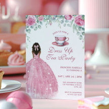 Princesse Afro-Américaine Thé Party Fausse Étincel