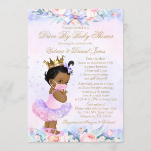 Invitation Princesse Américaine Africaine Conduite Par Baby s
