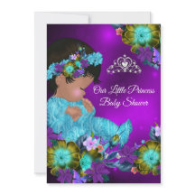 Princesse Baby shower Turquoise Bleu pourpre Fille