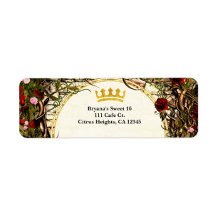 Invitation Princesse de Conte de Fées Vintage Bria