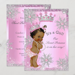 Invitation Princesse Douce Ethnique Baby Shower Wonderland Ro