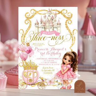 Invitation Princesse espagnole mexicaine royale Fiveness