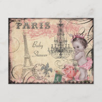 Princesse Tour Eiffel et baby shower de lustre