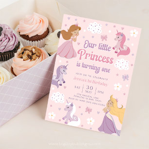 Invitation Princesse Une. Notre Petite Princesse