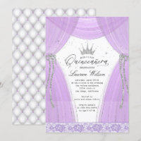 princesse violette luxueuse pétillante Quinceanera