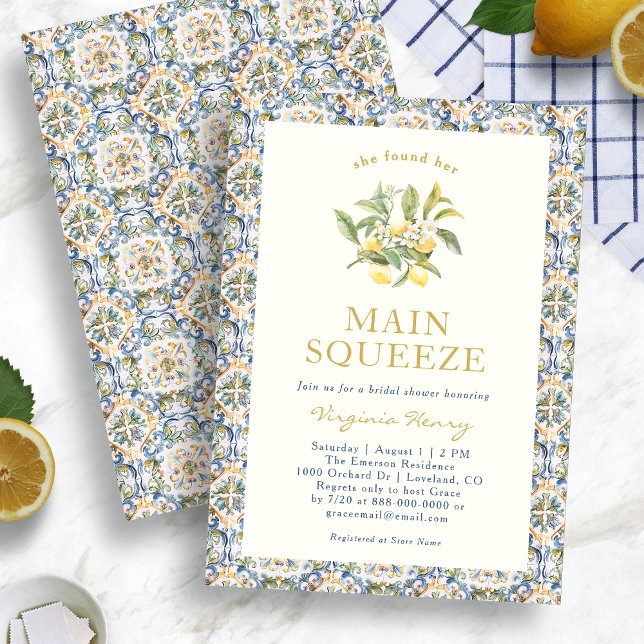 Invitation principale de Squeeze (Main Squeeze Invitation
)