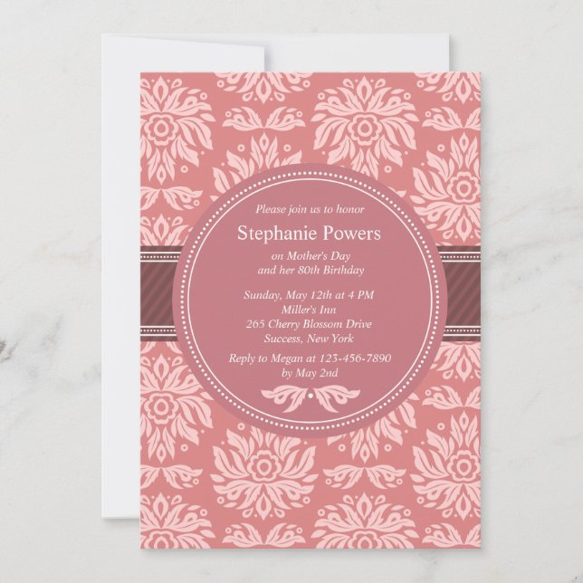 Invitation principale d'événement (Devant)