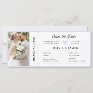 Invitation Printable Destination Wedding Boarding Pass  Invit