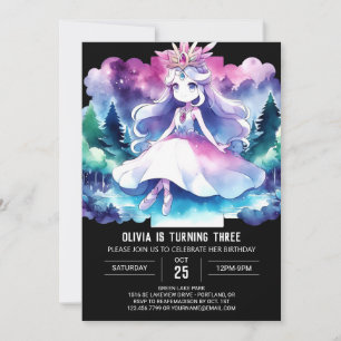 Invitation Printable Princesse Anniversaire