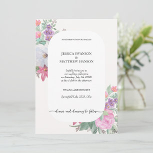 Invitation Printemps été Floral Boho Garden