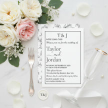 Product Title Modern Black Floral Moody Minimalist