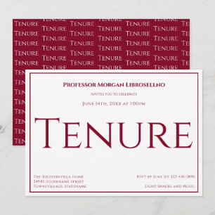 Invitation Professeur Burgundy, Parti de l'occupation univers