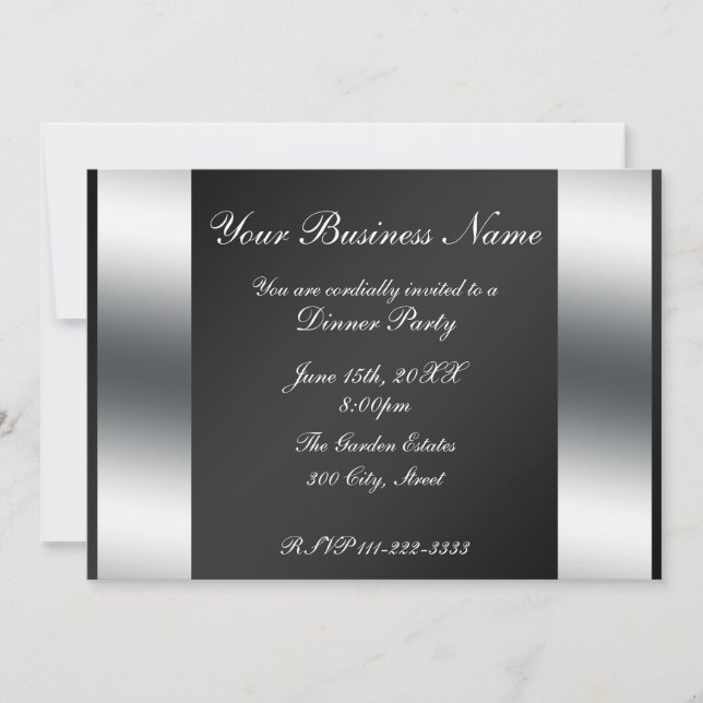 Invitation professionnelle (Devant)