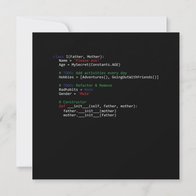 Invitation Programmeur de codage HTML Programmeur Programmati (Devant)