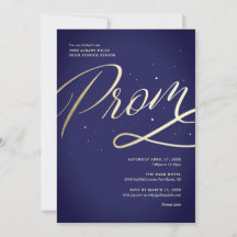Invitation Prom Moderne