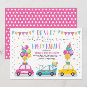 Invitation Promenade d'anniversaire de la parade de quarantai