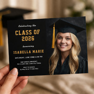 Invitation Promotion 2026 Photo Or Diplôme