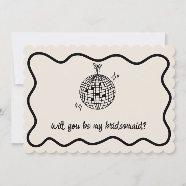Invitation Proposition d'aide d'État manuscrite de Boule Disc (Devant)