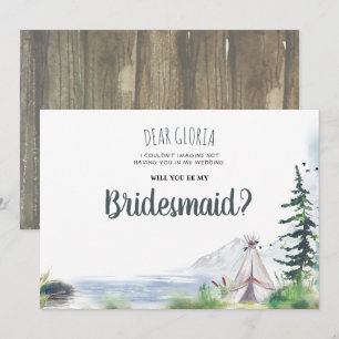 Invitation Proposition d'aide-ménagère pour les montagnes Woo
