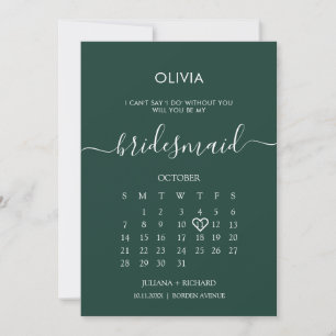 Invitation Proposition d'émeraude du calendrier de script mod